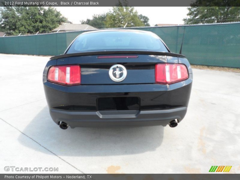 Black / Charcoal Black 2012 Ford Mustang V6 Coupe