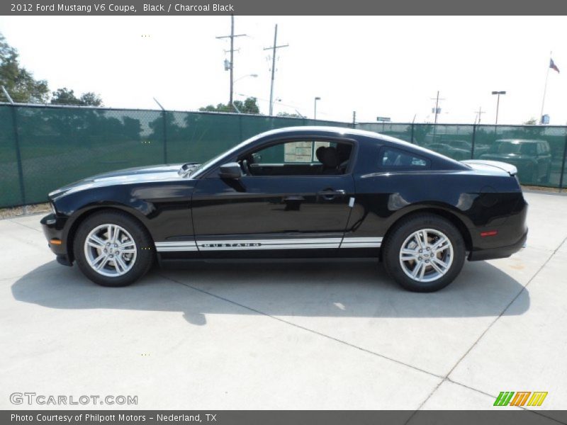 Black / Charcoal Black 2012 Ford Mustang V6 Coupe
