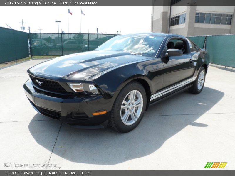 Black / Charcoal Black 2012 Ford Mustang V6 Coupe
