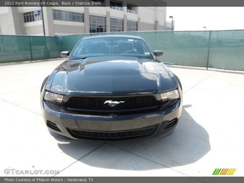Black / Charcoal Black 2012 Ford Mustang V6 Coupe