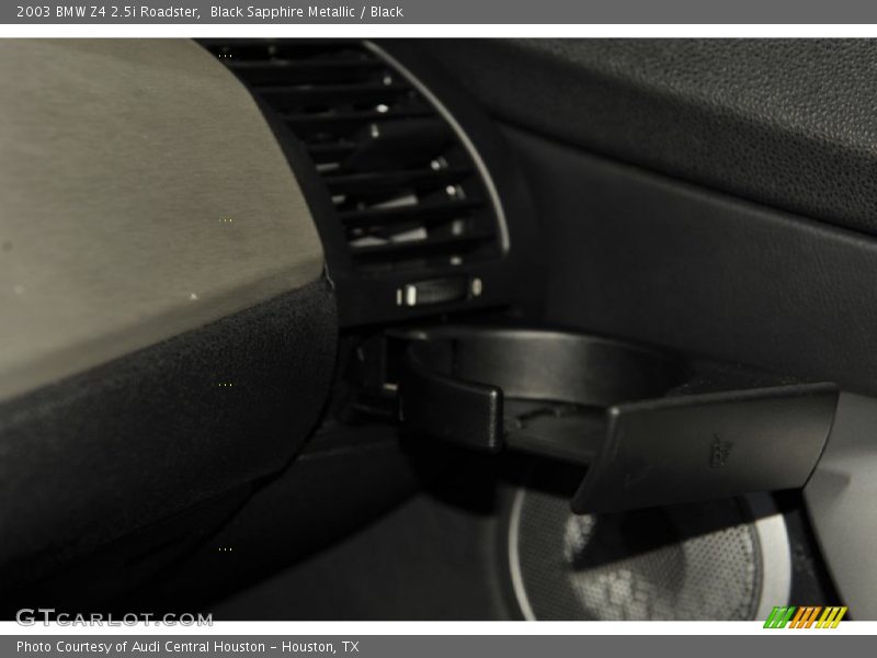 Black Sapphire Metallic / Black 2003 BMW Z4 2.5i Roadster
