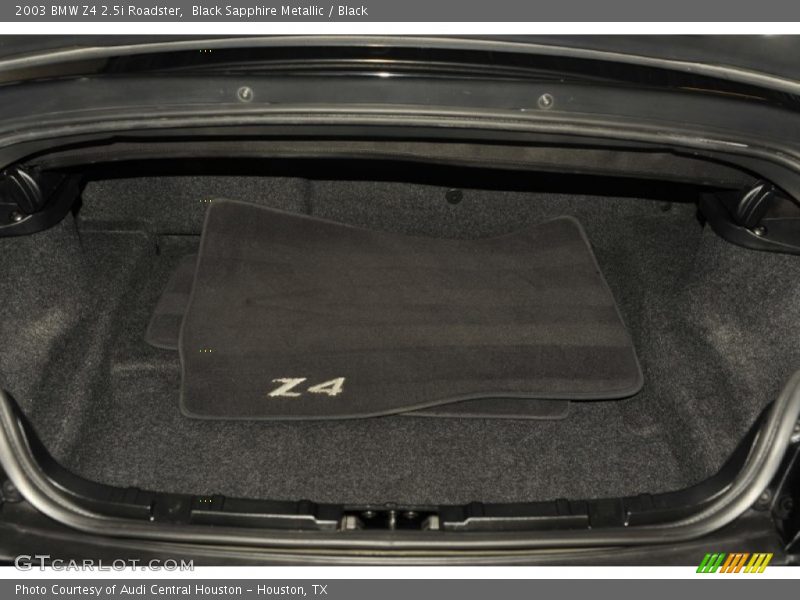 Black Sapphire Metallic / Black 2003 BMW Z4 2.5i Roadster