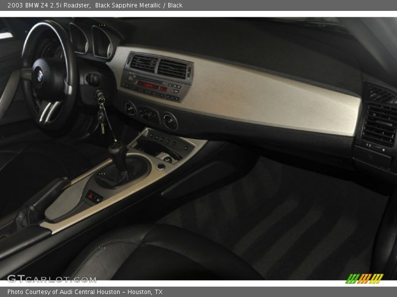Black Sapphire Metallic / Black 2003 BMW Z4 2.5i Roadster