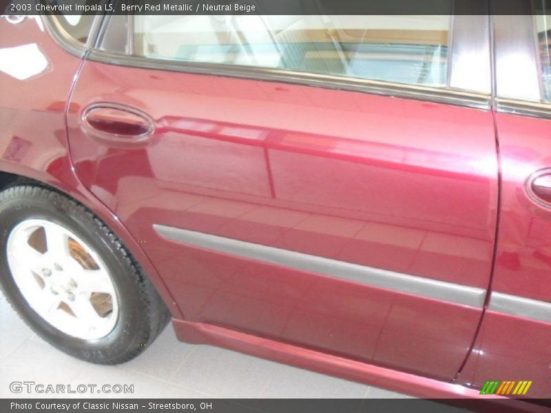 Berry Red Metallic / Neutral Beige 2003 Chevrolet Impala LS