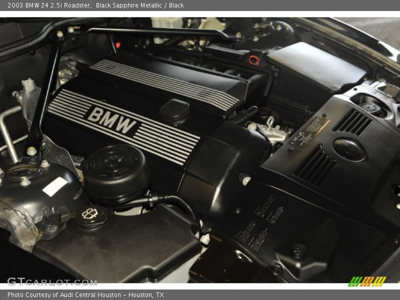 Black Sapphire Metallic / Black 2003 BMW Z4 2.5i Roadster
