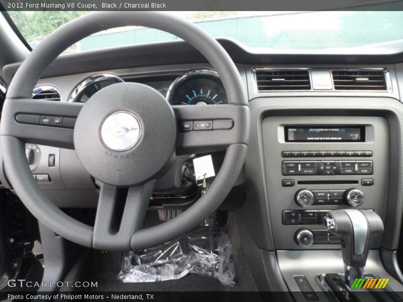Black / Charcoal Black 2012 Ford Mustang V6 Coupe