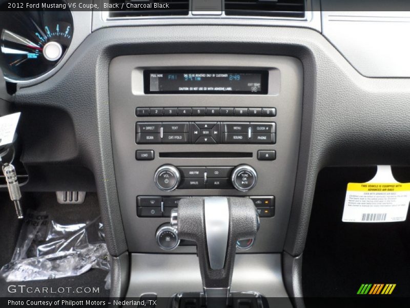 Black / Charcoal Black 2012 Ford Mustang V6 Coupe