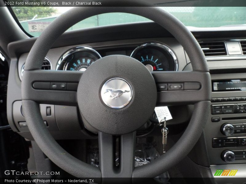 Black / Charcoal Black 2012 Ford Mustang V6 Coupe