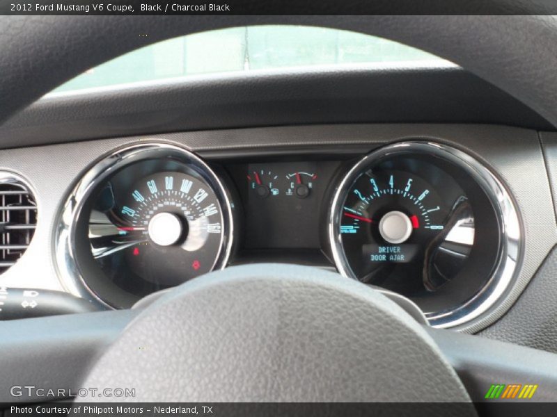 Black / Charcoal Black 2012 Ford Mustang V6 Coupe
