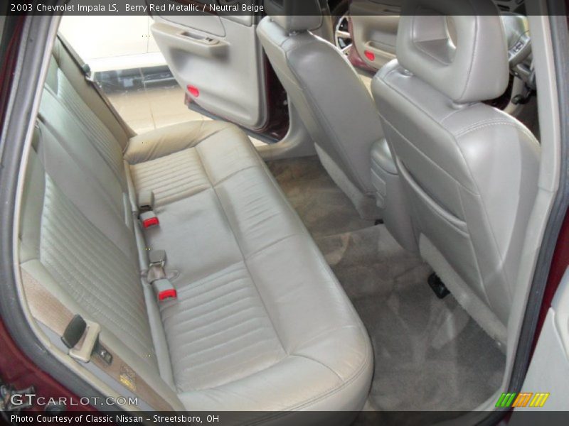 Berry Red Metallic / Neutral Beige 2003 Chevrolet Impala LS