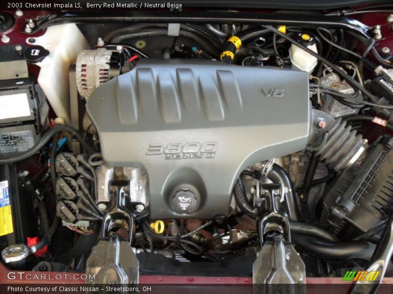 Berry Red Metallic / Neutral Beige 2003 Chevrolet Impala LS