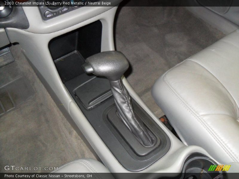 Berry Red Metallic / Neutral Beige 2003 Chevrolet Impala LS