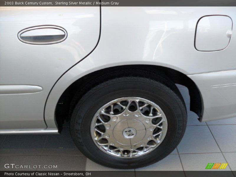 Sterling Silver Metallic / Medium Gray 2003 Buick Century Custom