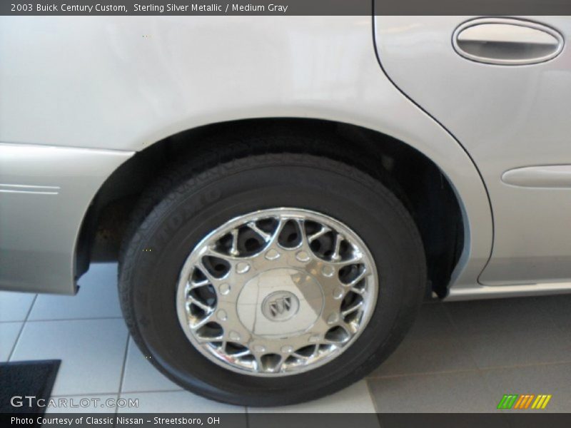 Sterling Silver Metallic / Medium Gray 2003 Buick Century Custom