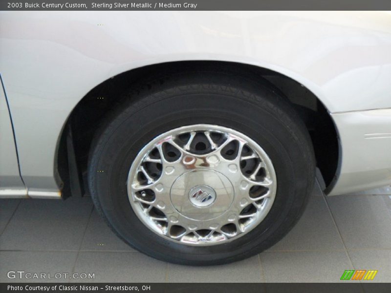 Sterling Silver Metallic / Medium Gray 2003 Buick Century Custom