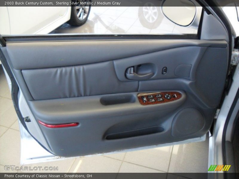 Sterling Silver Metallic / Medium Gray 2003 Buick Century Custom