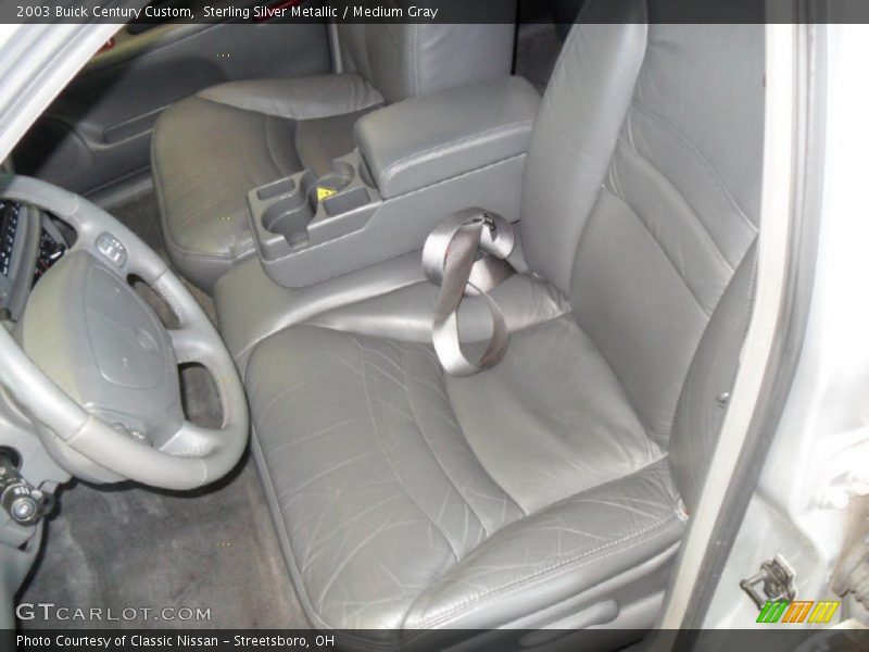 Sterling Silver Metallic / Medium Gray 2003 Buick Century Custom