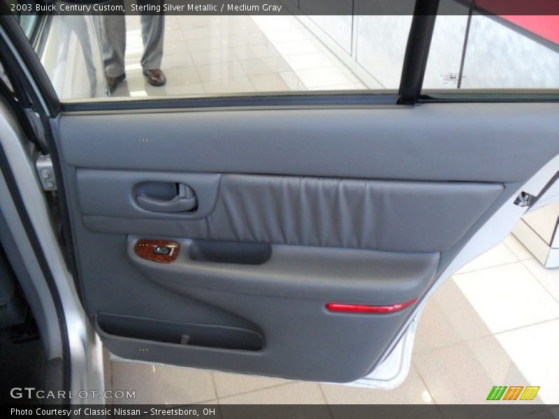 Sterling Silver Metallic / Medium Gray 2003 Buick Century Custom