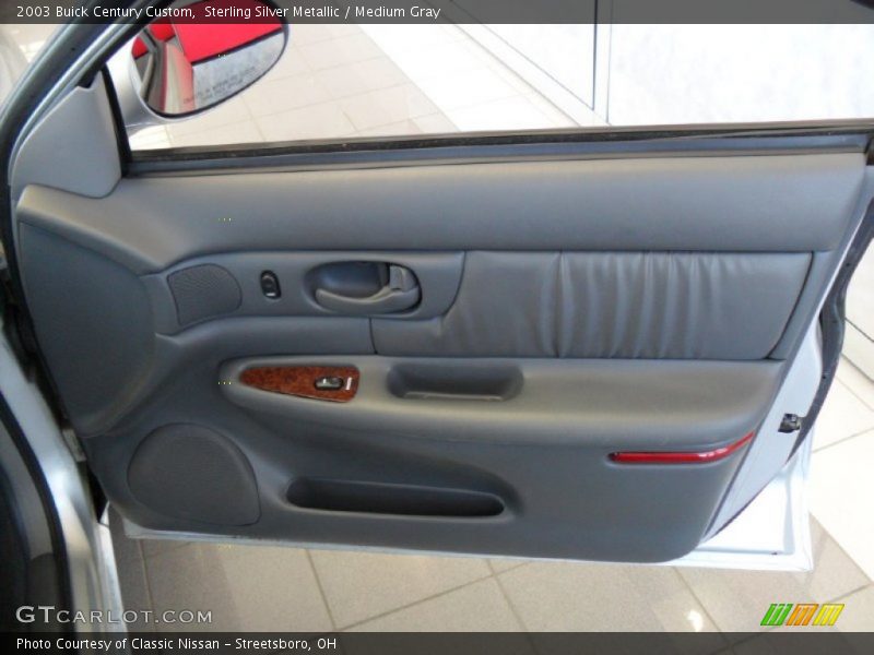Sterling Silver Metallic / Medium Gray 2003 Buick Century Custom