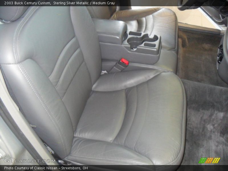 Sterling Silver Metallic / Medium Gray 2003 Buick Century Custom