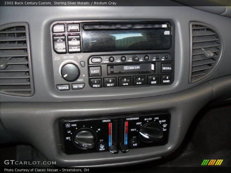Sterling Silver Metallic / Medium Gray 2003 Buick Century Custom