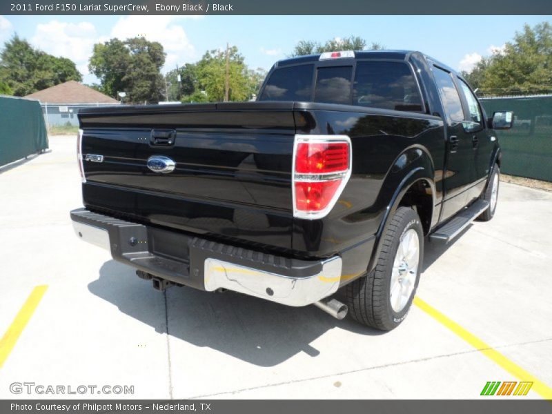 Ebony Black / Black 2011 Ford F150 Lariat SuperCrew