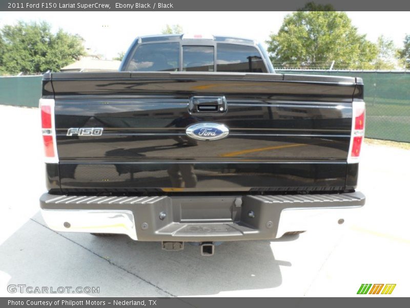 Ebony Black / Black 2011 Ford F150 Lariat SuperCrew