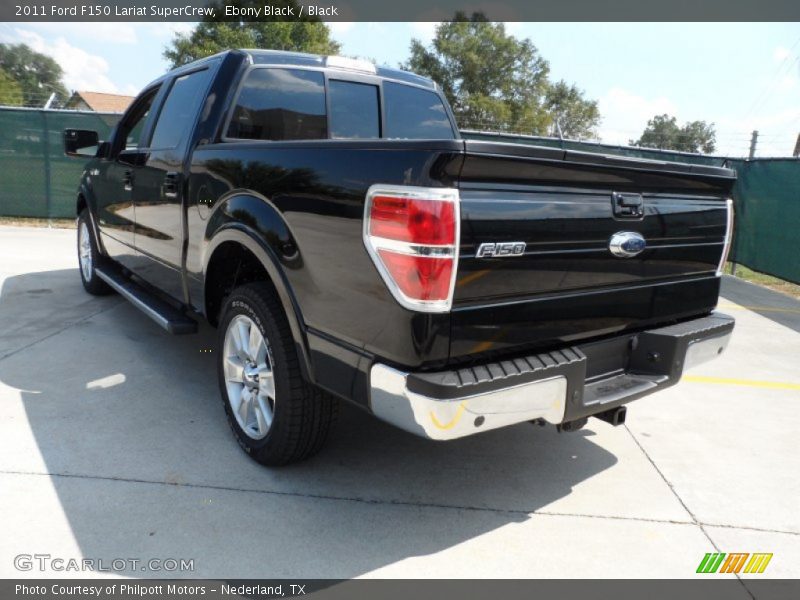 Ebony Black / Black 2011 Ford F150 Lariat SuperCrew