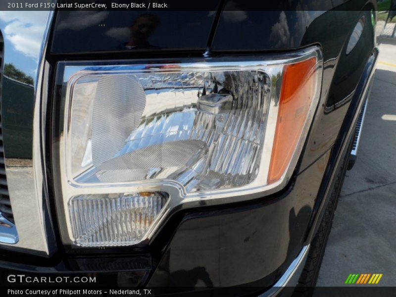 Ebony Black / Black 2011 Ford F150 Lariat SuperCrew