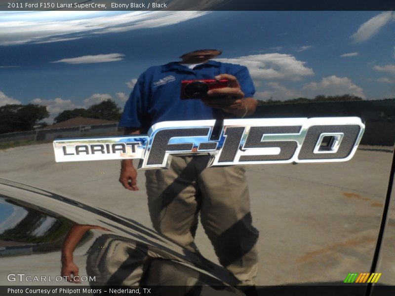 Ebony Black / Black 2011 Ford F150 Lariat SuperCrew