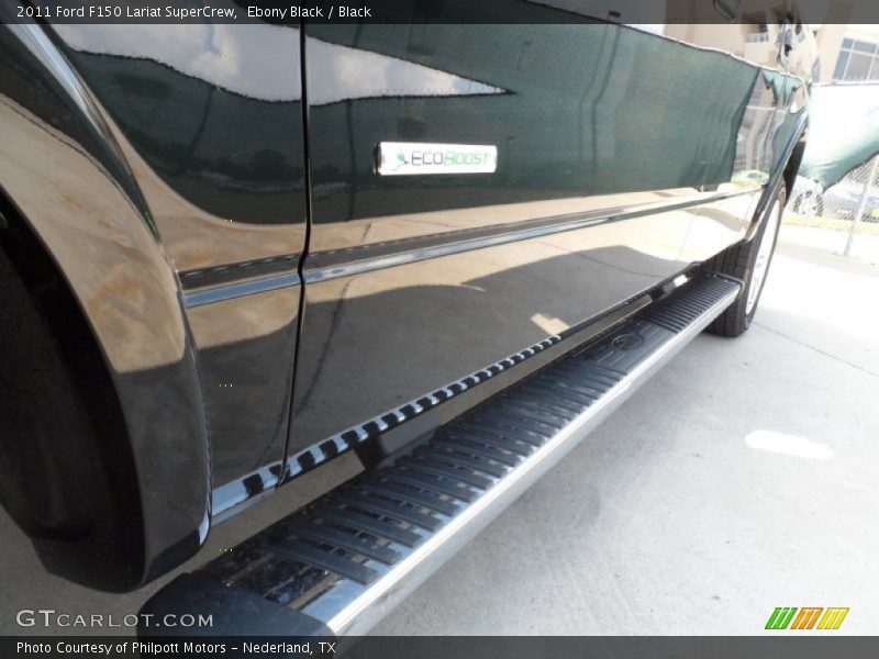 Ebony Black / Black 2011 Ford F150 Lariat SuperCrew