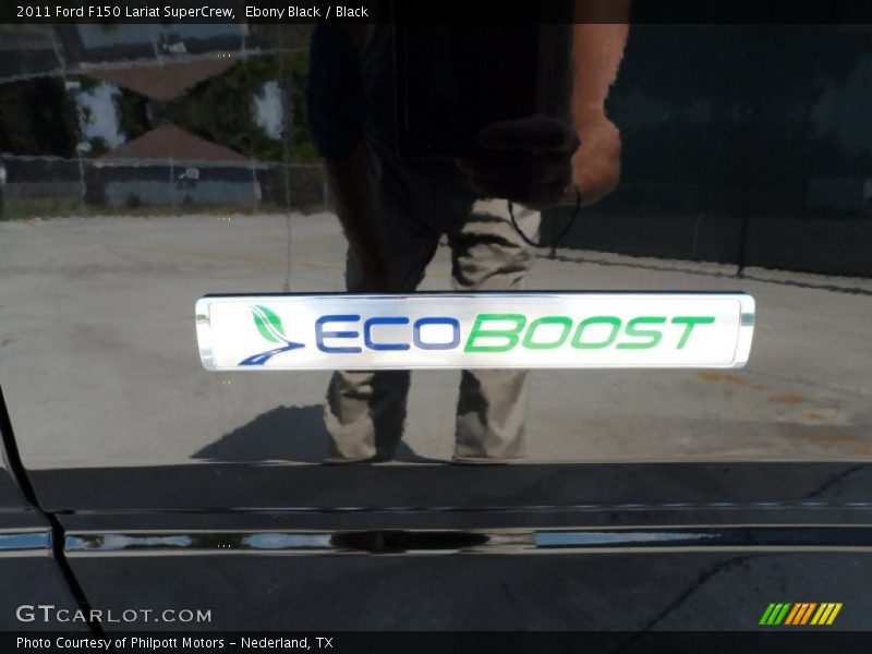 Ebony Black / Black 2011 Ford F150 Lariat SuperCrew