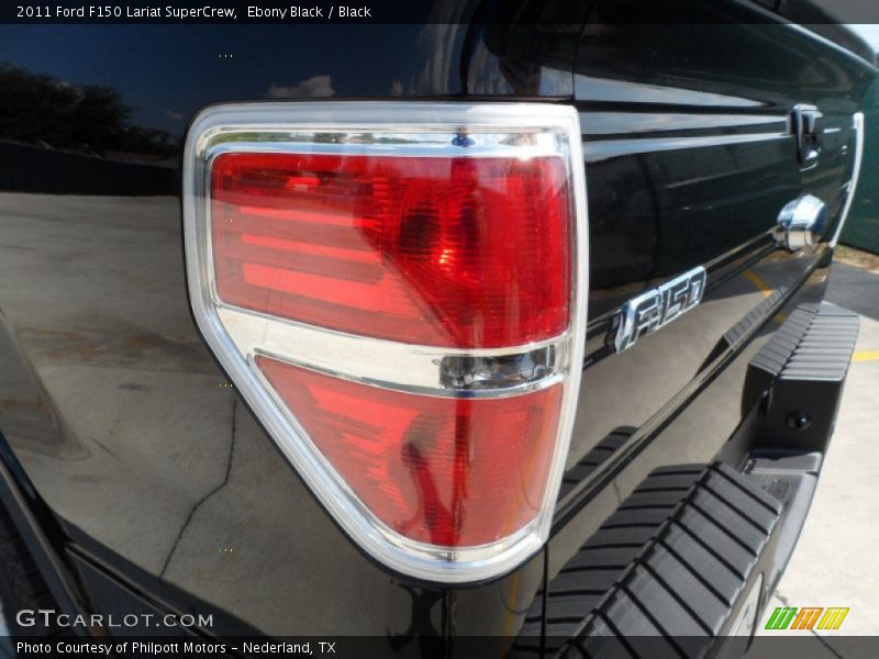 Ebony Black / Black 2011 Ford F150 Lariat SuperCrew