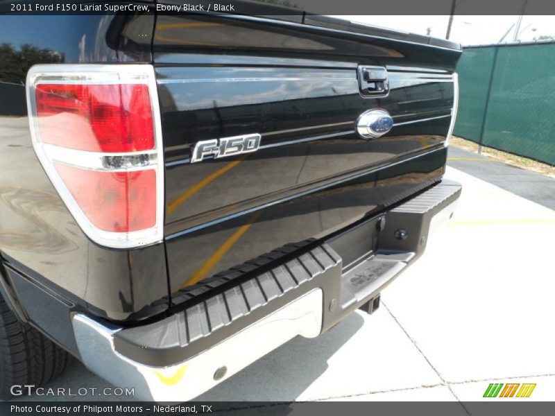 Ebony Black / Black 2011 Ford F150 Lariat SuperCrew