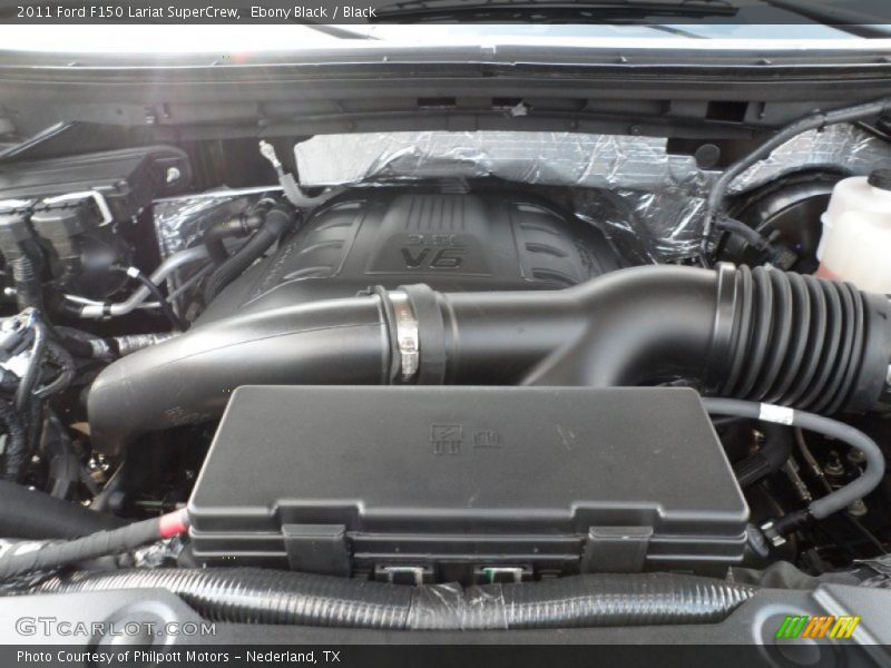 Ebony Black / Black 2011 Ford F150 Lariat SuperCrew