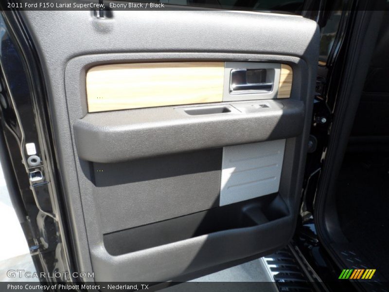 Ebony Black / Black 2011 Ford F150 Lariat SuperCrew
