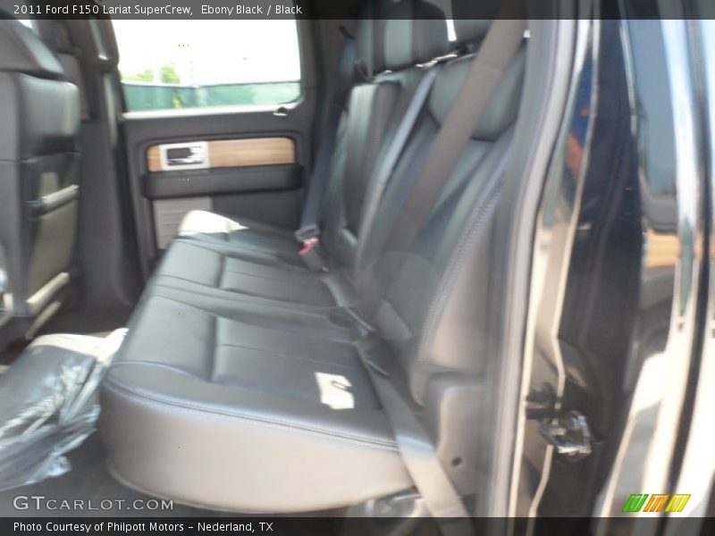 Ebony Black / Black 2011 Ford F150 Lariat SuperCrew