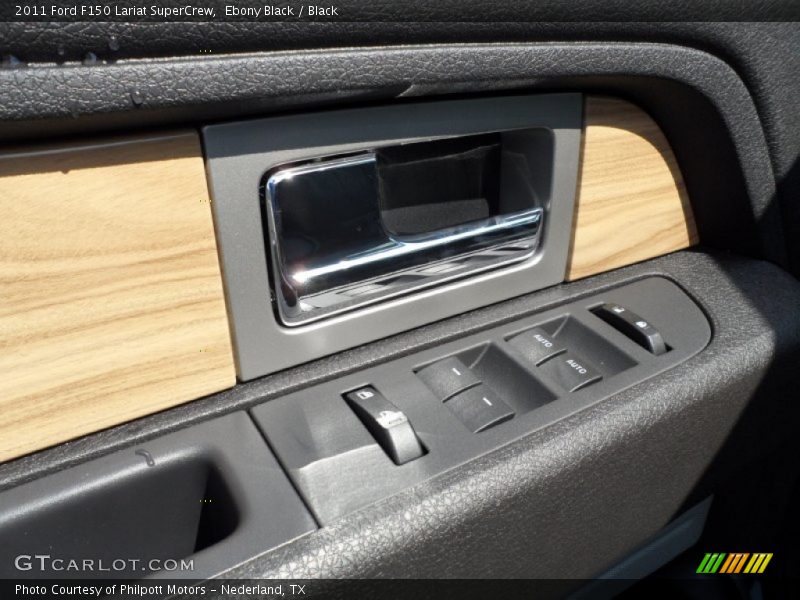 Ebony Black / Black 2011 Ford F150 Lariat SuperCrew
