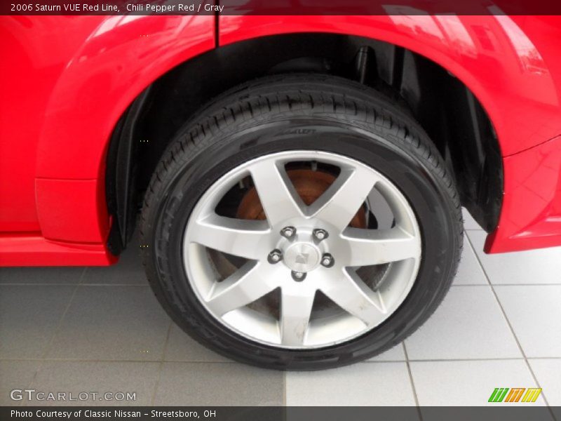 Chili Pepper Red / Gray 2006 Saturn VUE Red Line