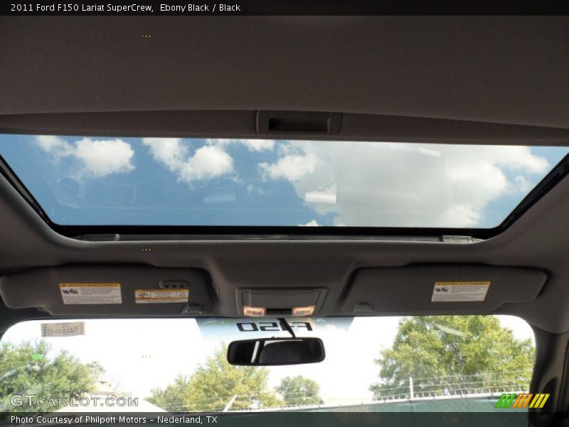 Ebony Black / Black 2011 Ford F150 Lariat SuperCrew