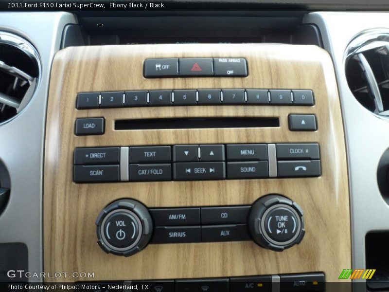 Ebony Black / Black 2011 Ford F150 Lariat SuperCrew
