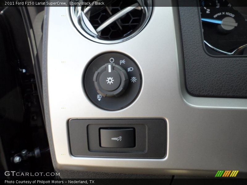 Ebony Black / Black 2011 Ford F150 Lariat SuperCrew