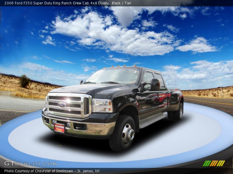 Black / Tan 2006 Ford F350 Super Duty King Ranch Crew Cab 4x4 Dually