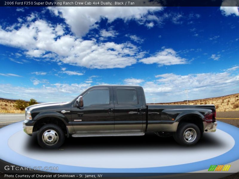 Black / Tan 2006 Ford F350 Super Duty King Ranch Crew Cab 4x4 Dually
