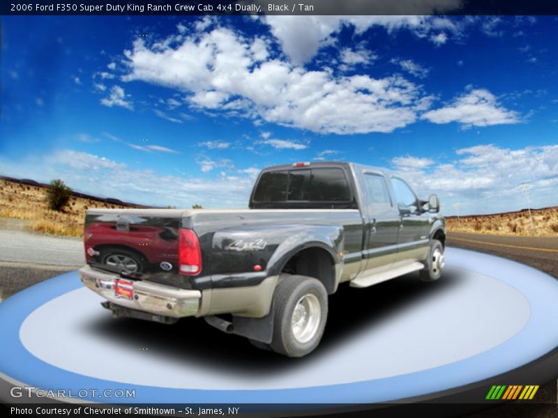 Black / Tan 2006 Ford F350 Super Duty King Ranch Crew Cab 4x4 Dually