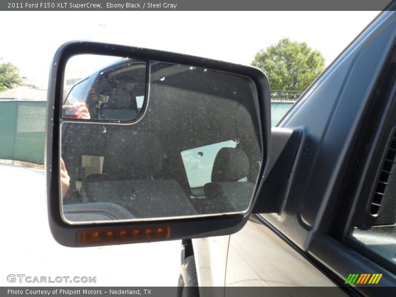 Ebony Black / Steel Gray 2011 Ford F150 XLT SuperCrew