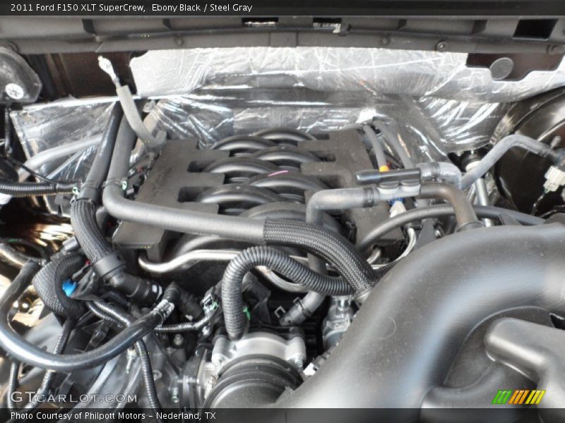 Ebony Black / Steel Gray 2011 Ford F150 XLT SuperCrew