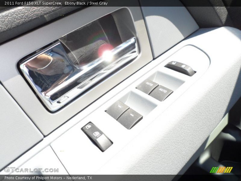 Ebony Black / Steel Gray 2011 Ford F150 XLT SuperCrew