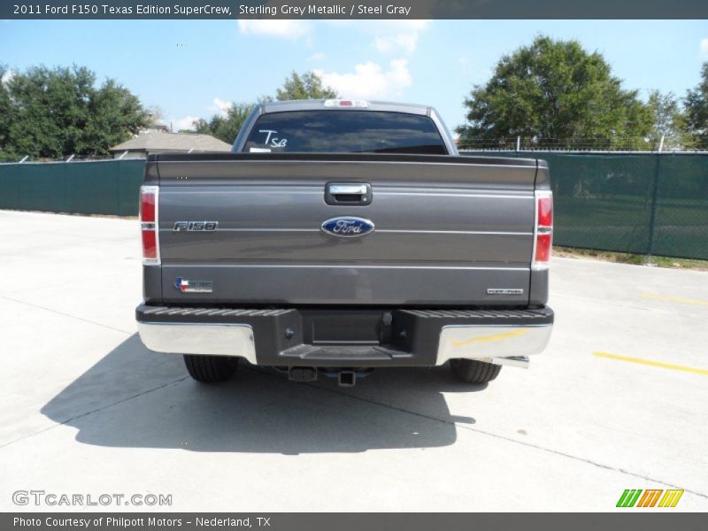 Sterling Grey Metallic / Steel Gray 2011 Ford F150 Texas Edition SuperCrew