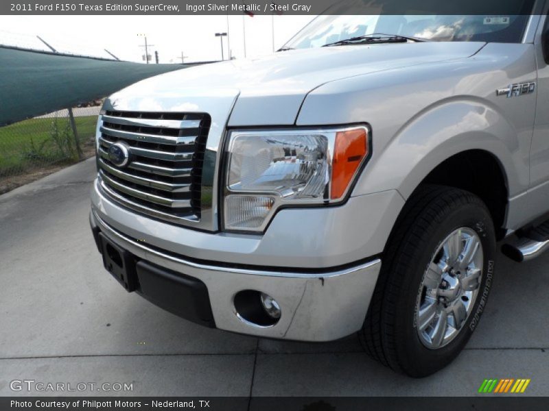 Ingot Silver Metallic / Steel Gray 2011 Ford F150 Texas Edition SuperCrew